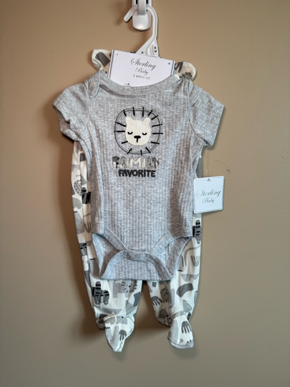 3-piece set- ‘Family Favorite' Ribbed One-Piece, Pants and Hat-New With Tags!